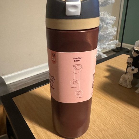 Owala Insulated Water Bottle with Straw - Maroon - Picture 3 of 3